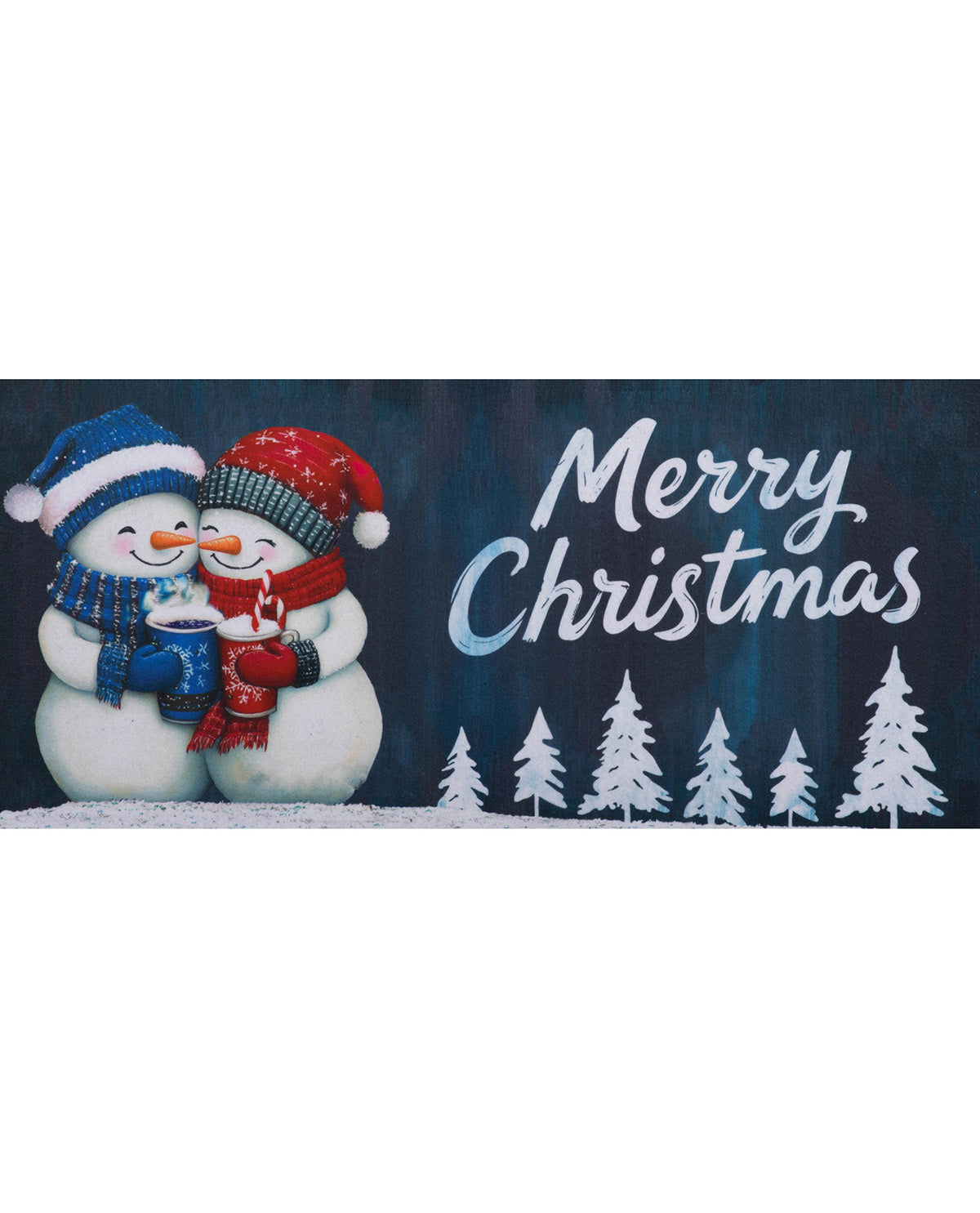 Evergreen Snowman Merry Christmas Sassafras