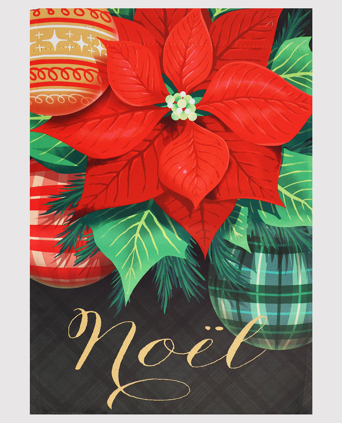 Noel Suede Garden Flag