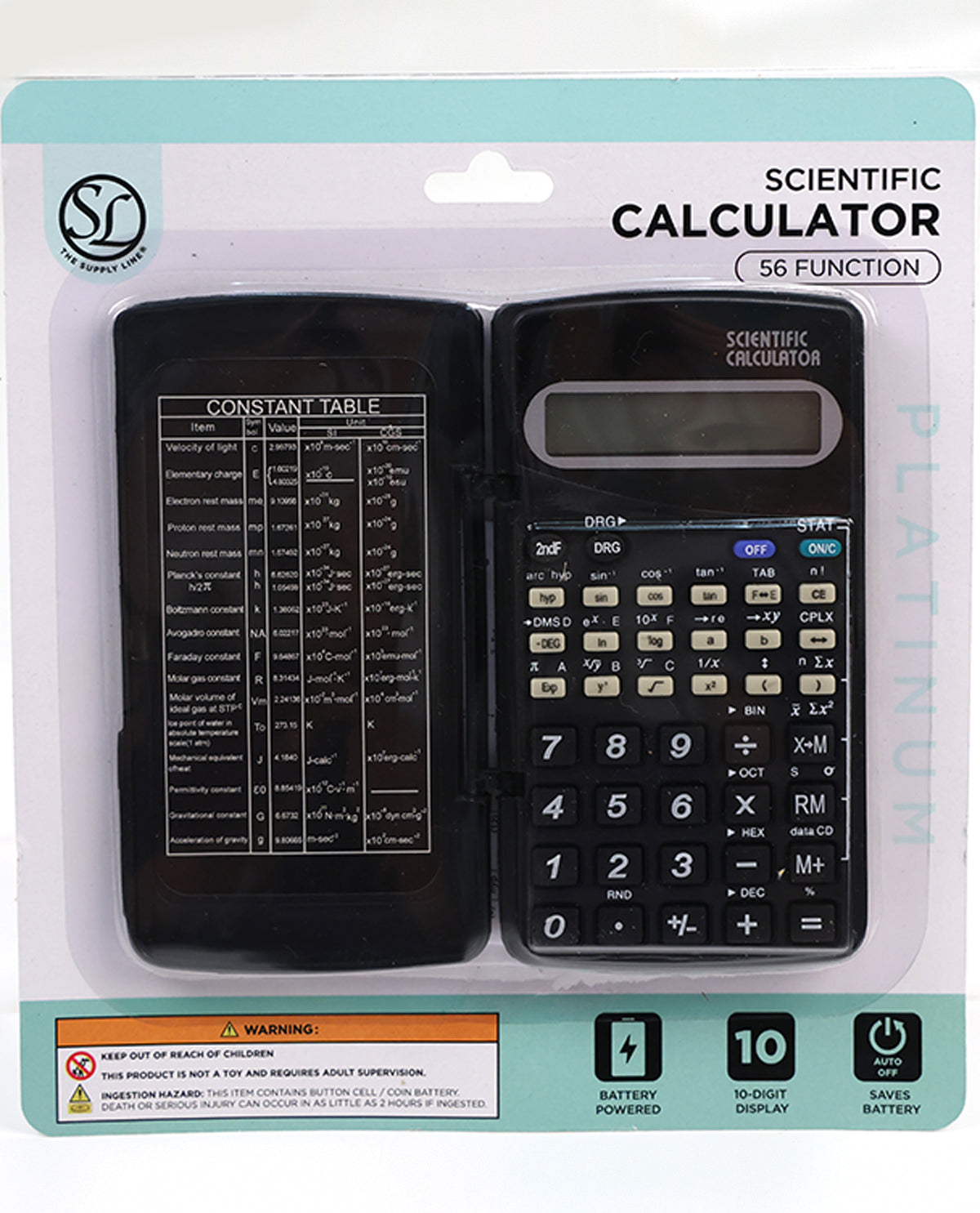 56-Function Scientific Calculator
