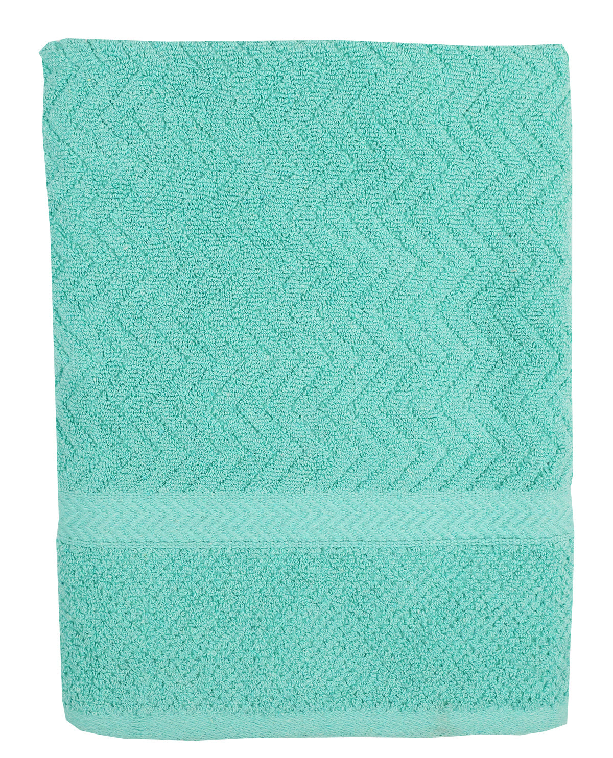 Chevron Textured Solid Bath Towel