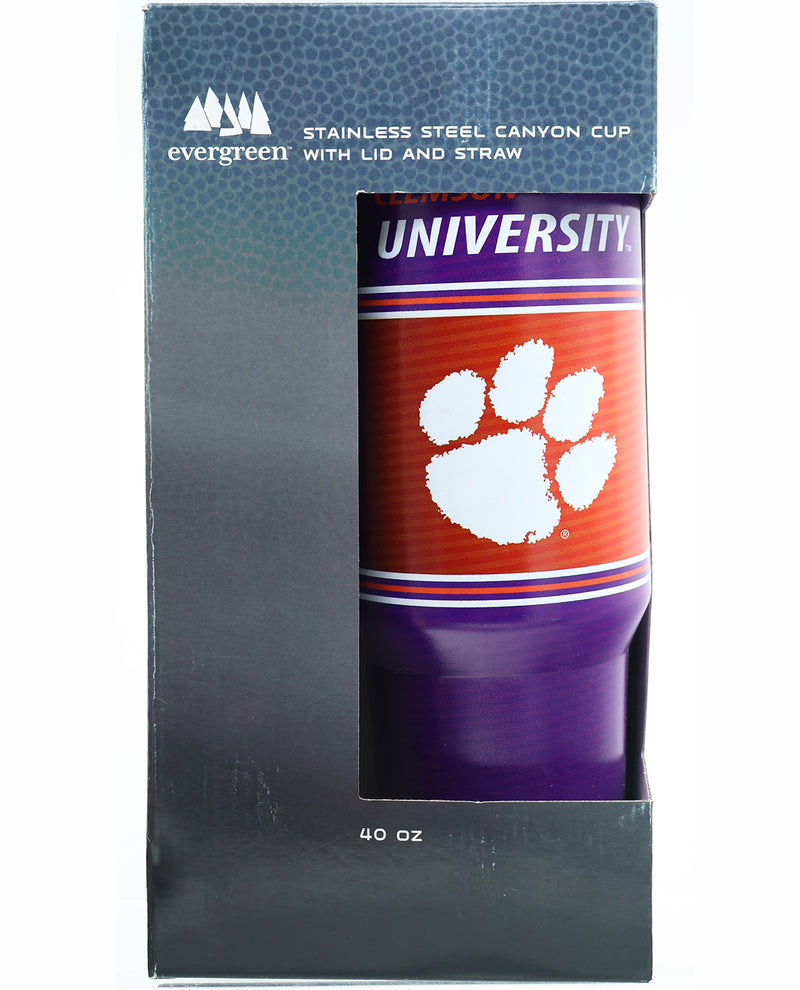 40oz. Clemson University Tigers Steel Canyon Tumbler