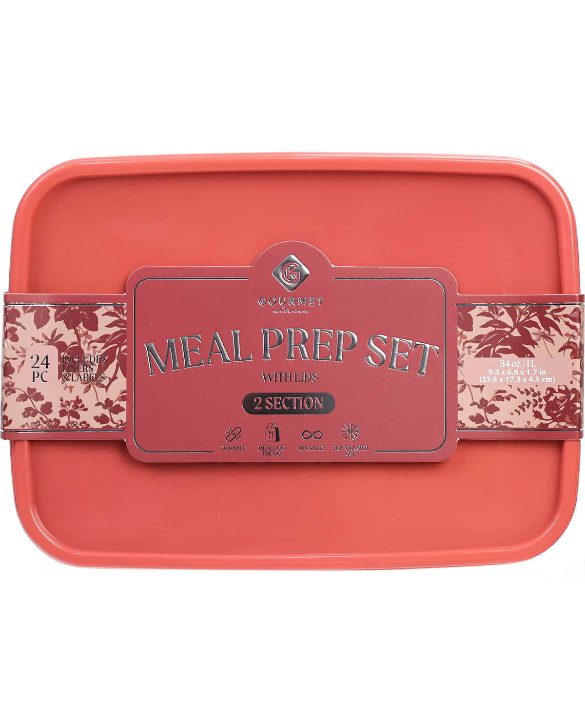Gourmet Kitchen 2 Section & 245 Piece Meal Prep Set