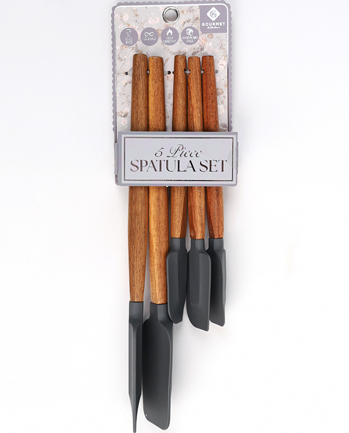 Caslterock Acacia 2pc Silica Spatula Set