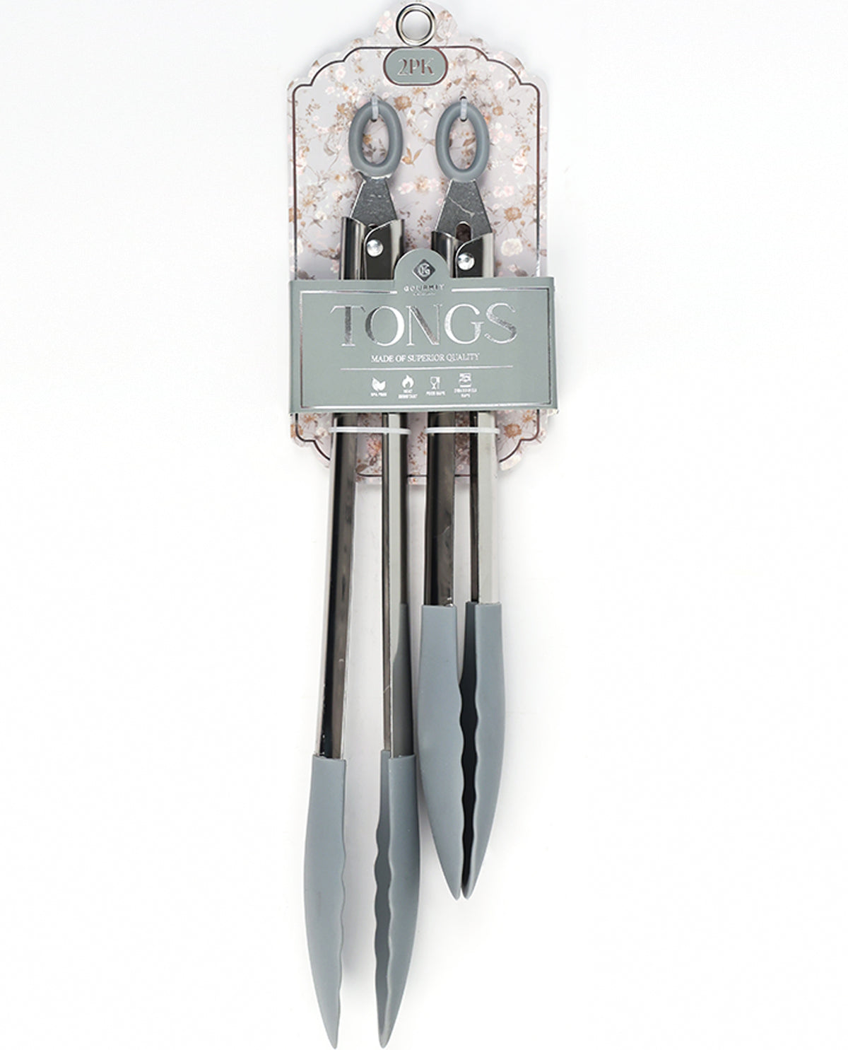 Monument-2pc 11.5in/14in Silicone Tongs