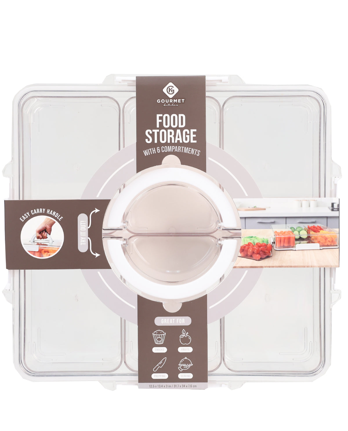 6-Compartment Food Storage Container