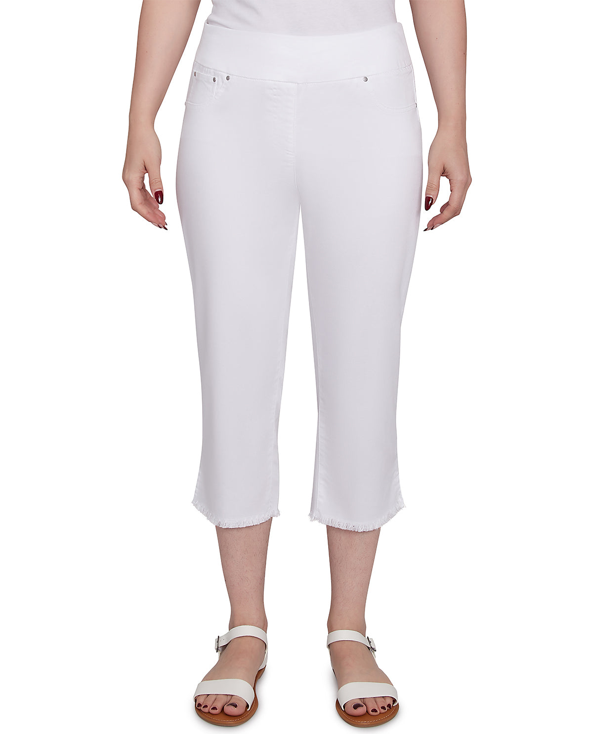 Ruby Road Petite Spring Sublimation Ankle Capris