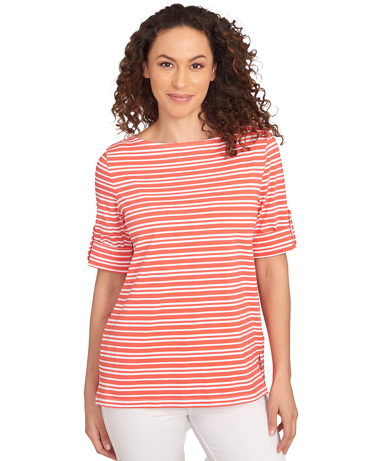 Ruby Road Petite Puttin On the Prints Knit Top
