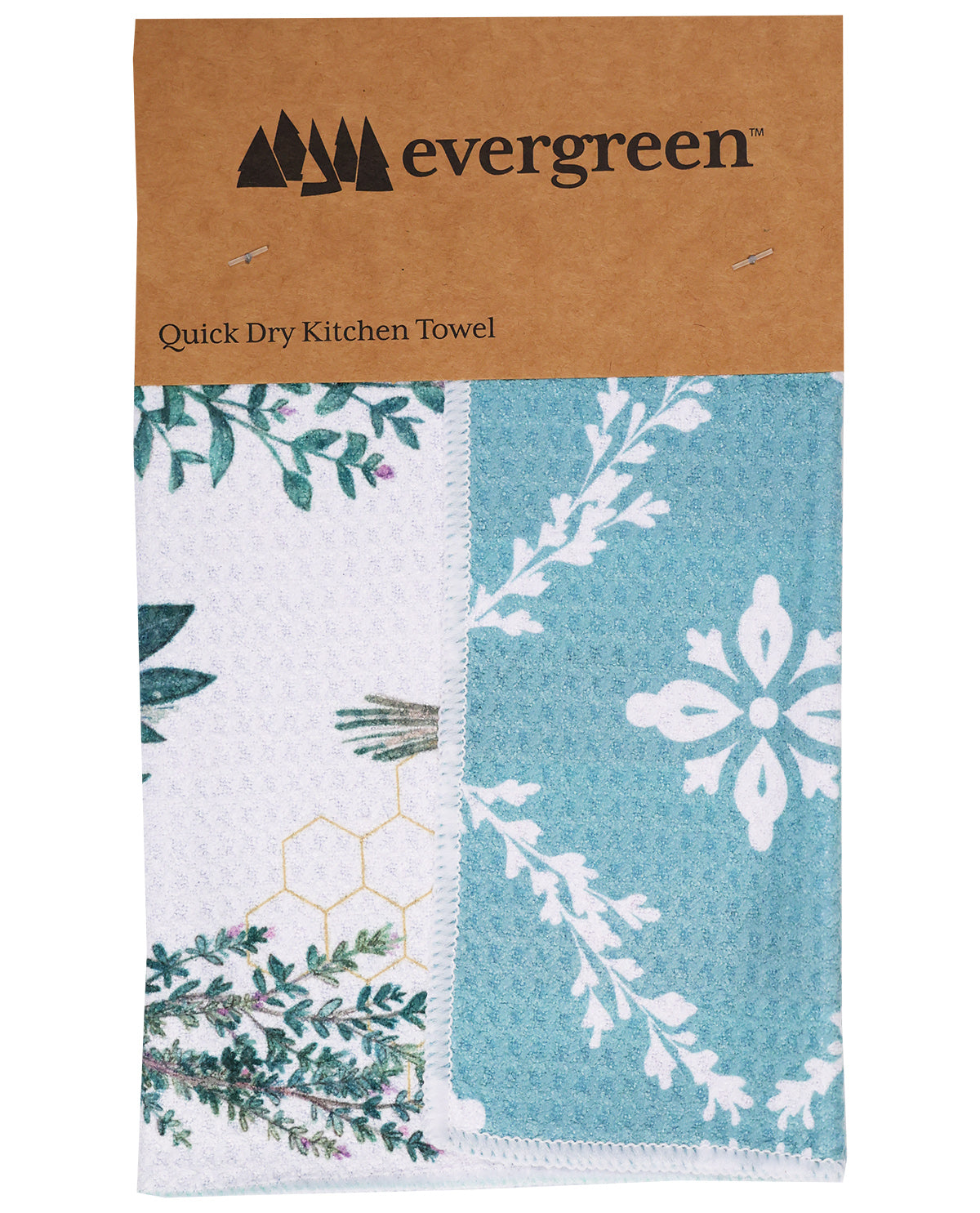 Pollinator Garden Herbs Decorative Kitchen Towel