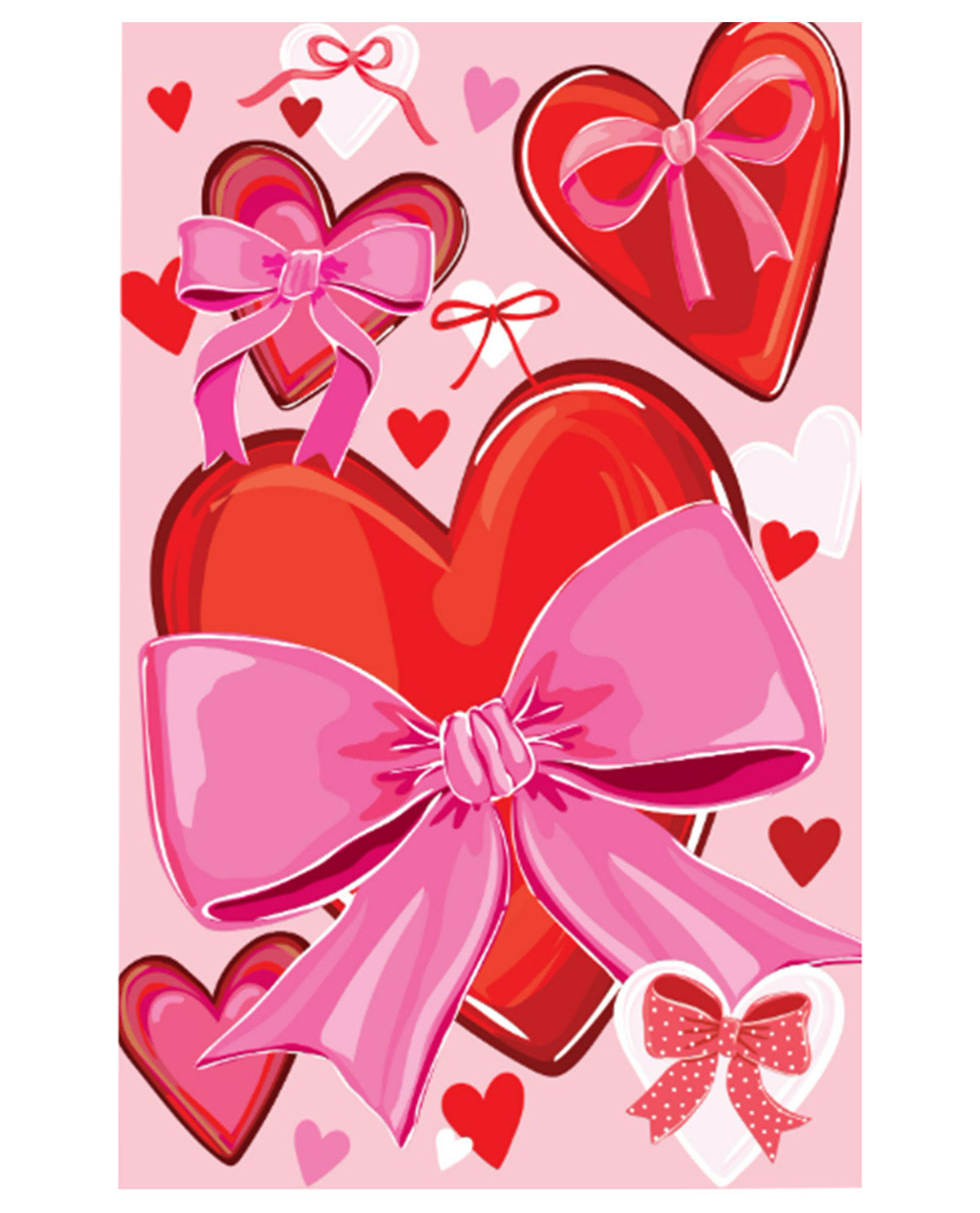 Bows & Hearts Garden Flag