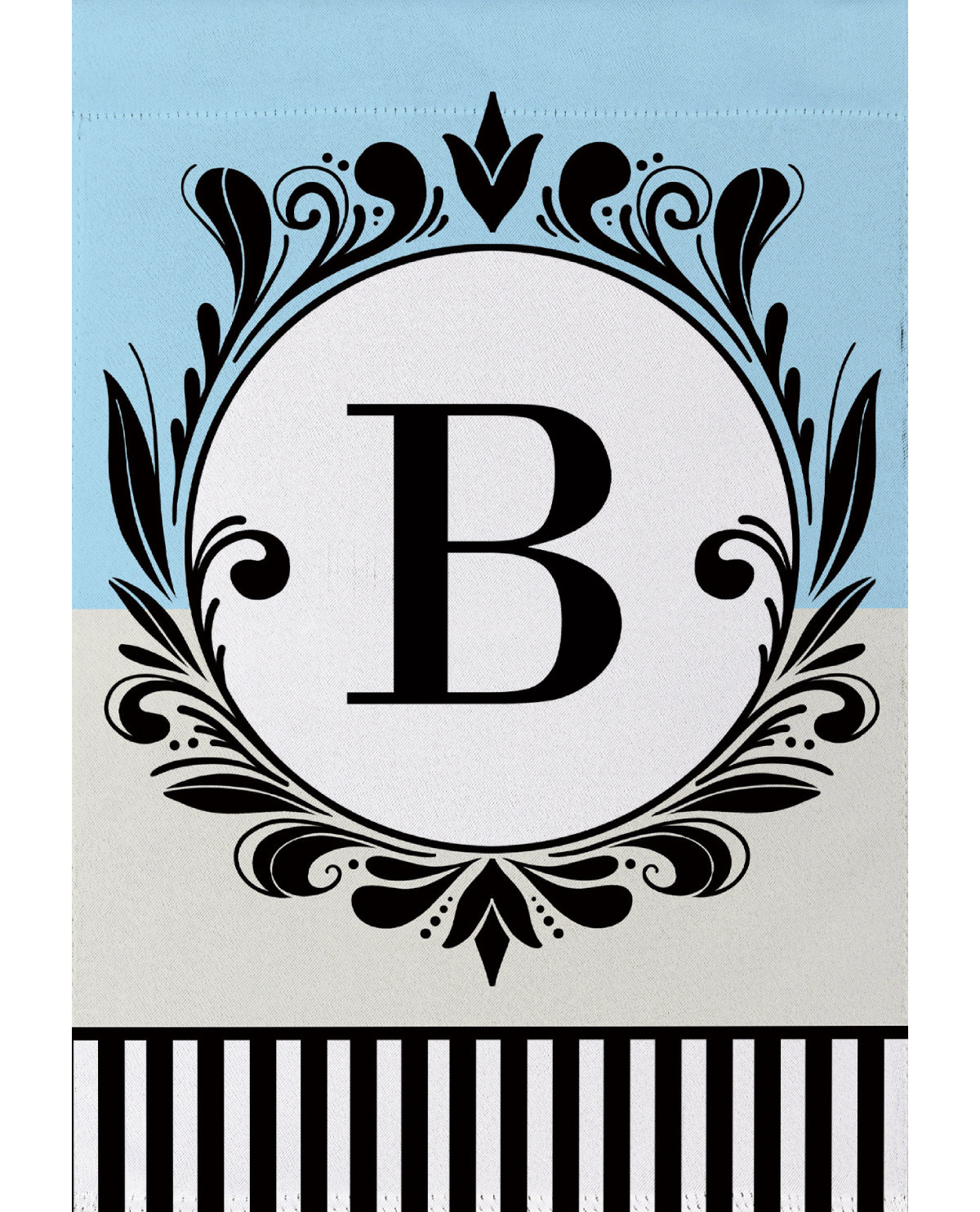 Classic Monogram Garden Flag