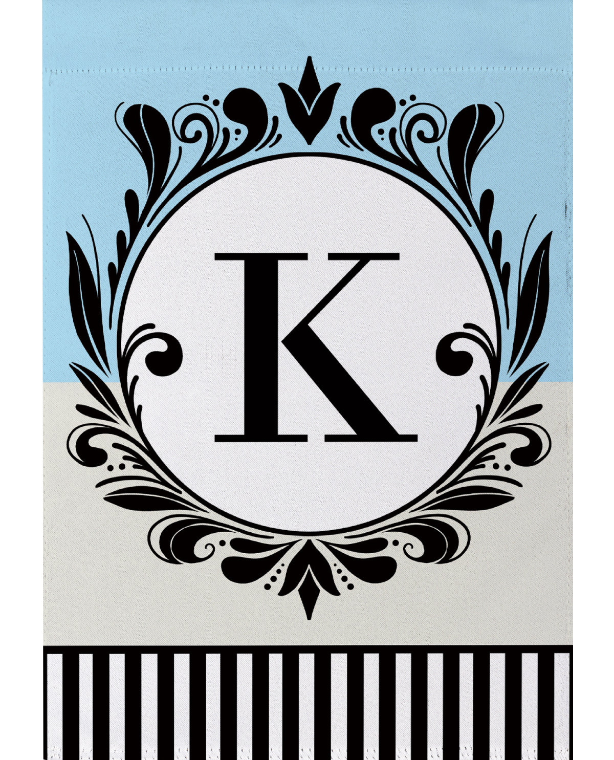 Classic Monogram Garden Flag