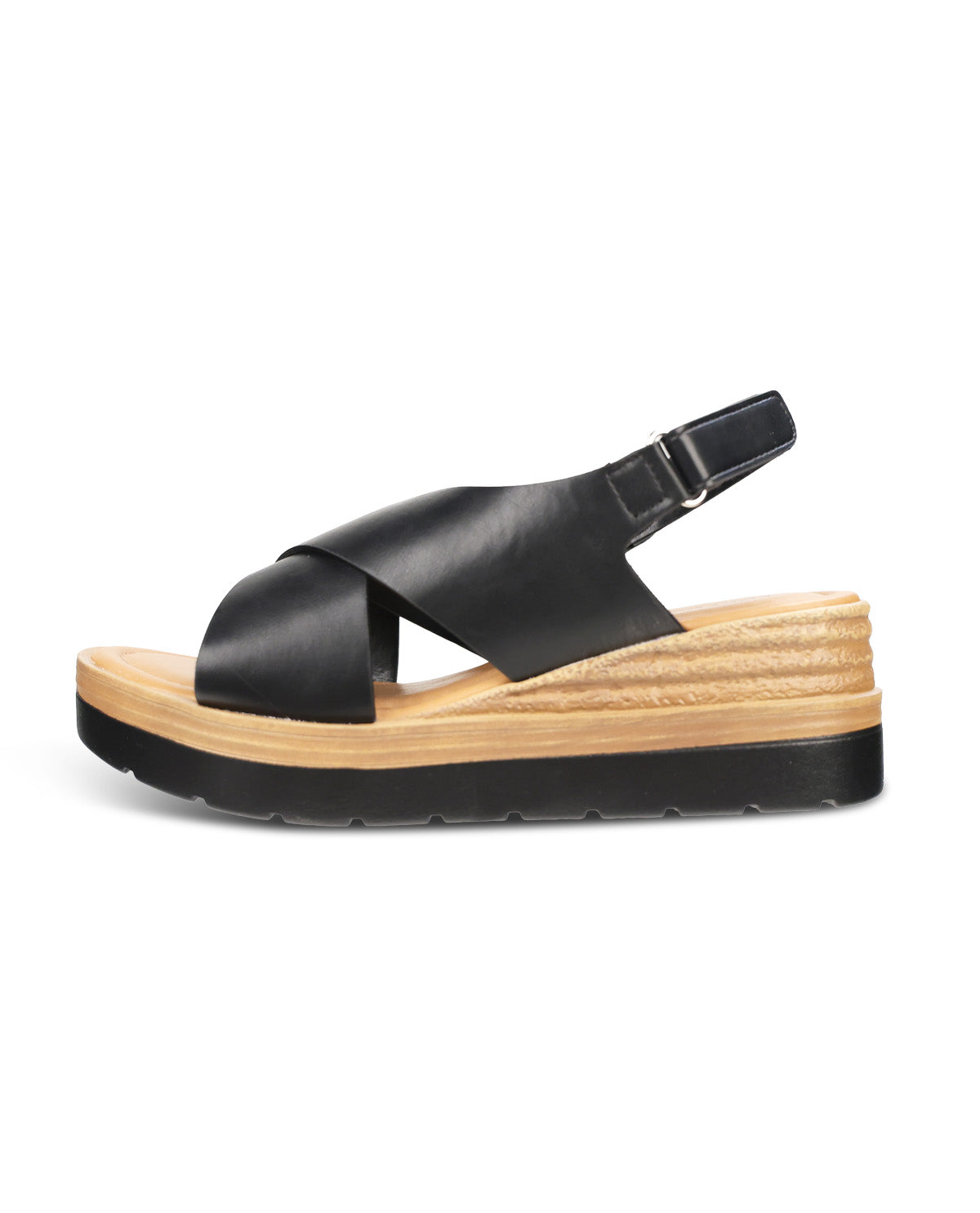 Pierre Dumas Patch-3 Sandal Black