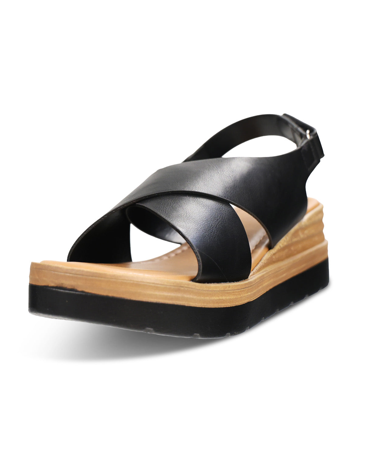 Pierre Dumas Patch-3 Sandal Black