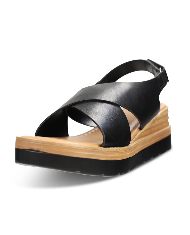 Pierre Dumas Patch-3 Sandal Black