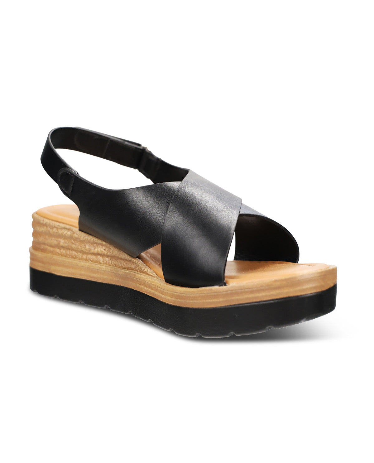 Pierre Dumas Patch-3 Sandal Black