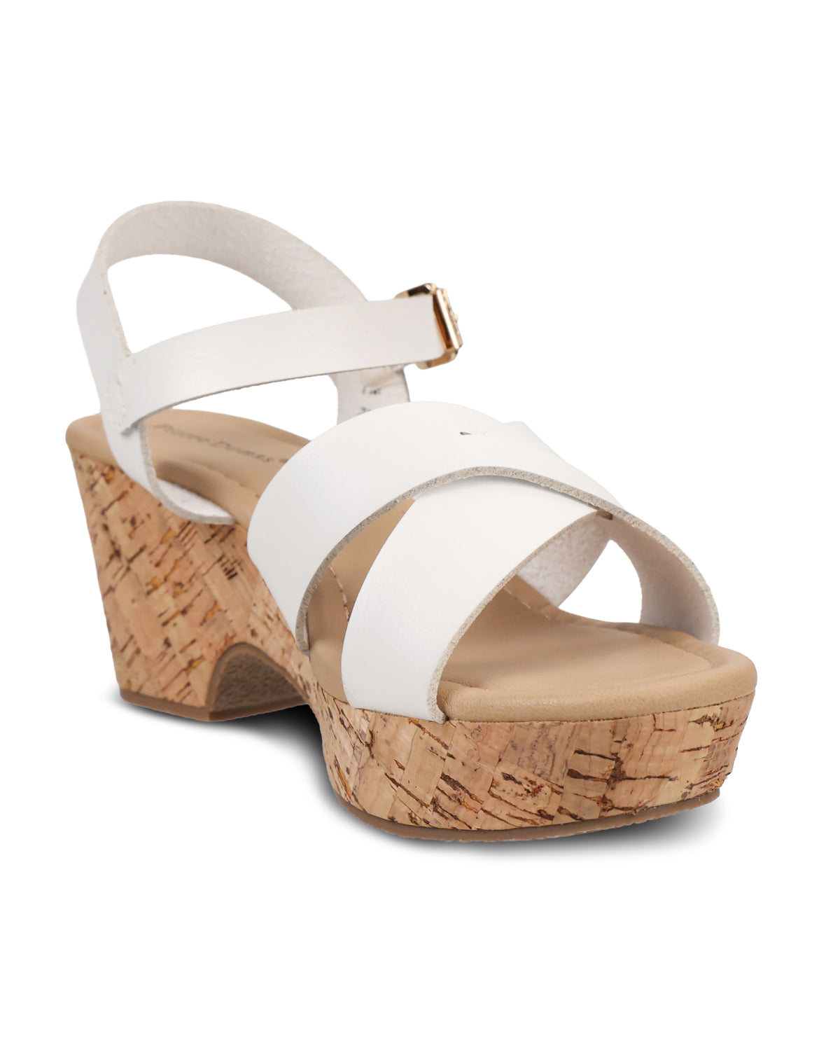 Pierre Dumas Kim-1 Sandal White