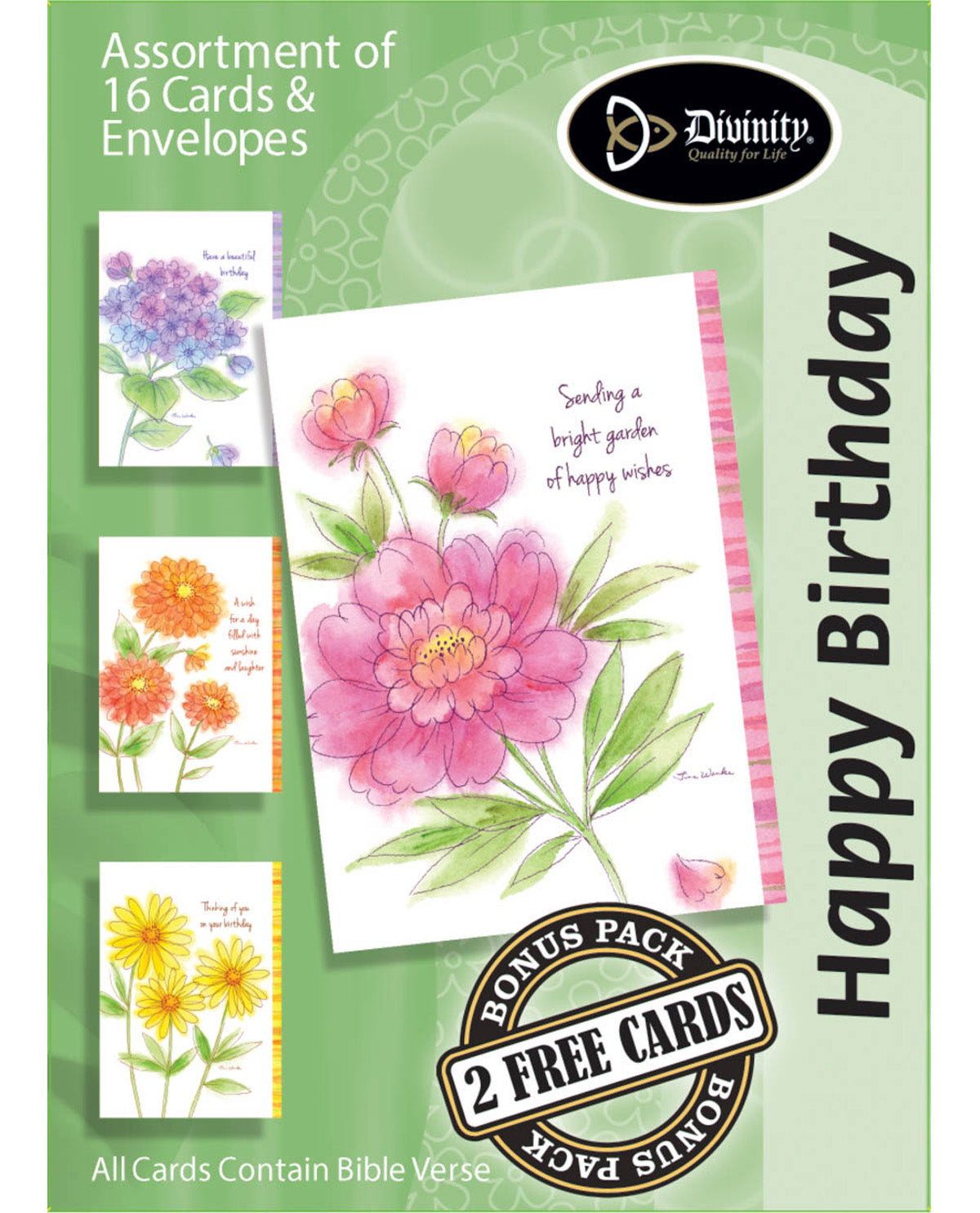 Nicole Brayden Gifts 18 Count Birthday Cards