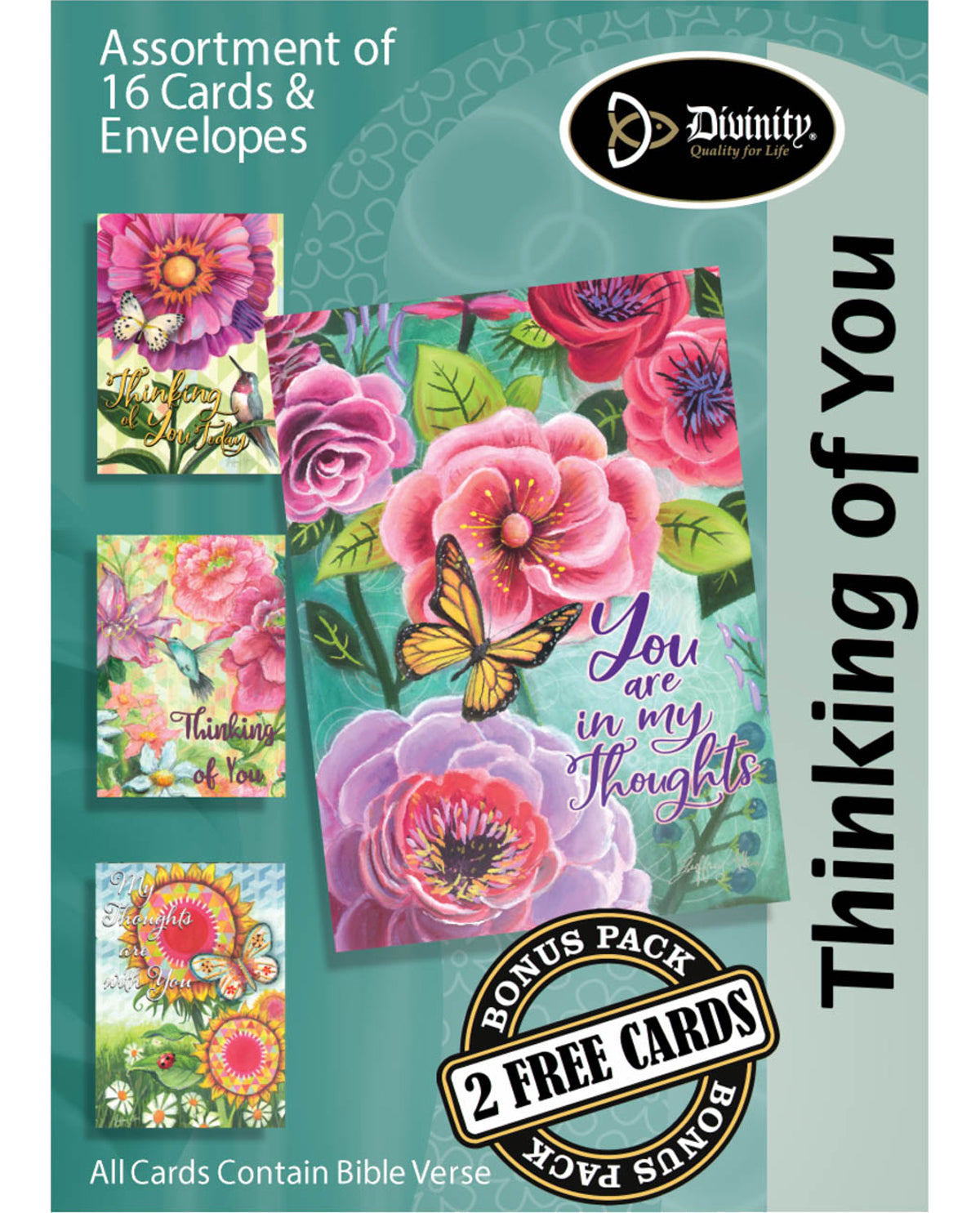 Nicole Brayden Gifts 18 Count Thinking Of You Cards