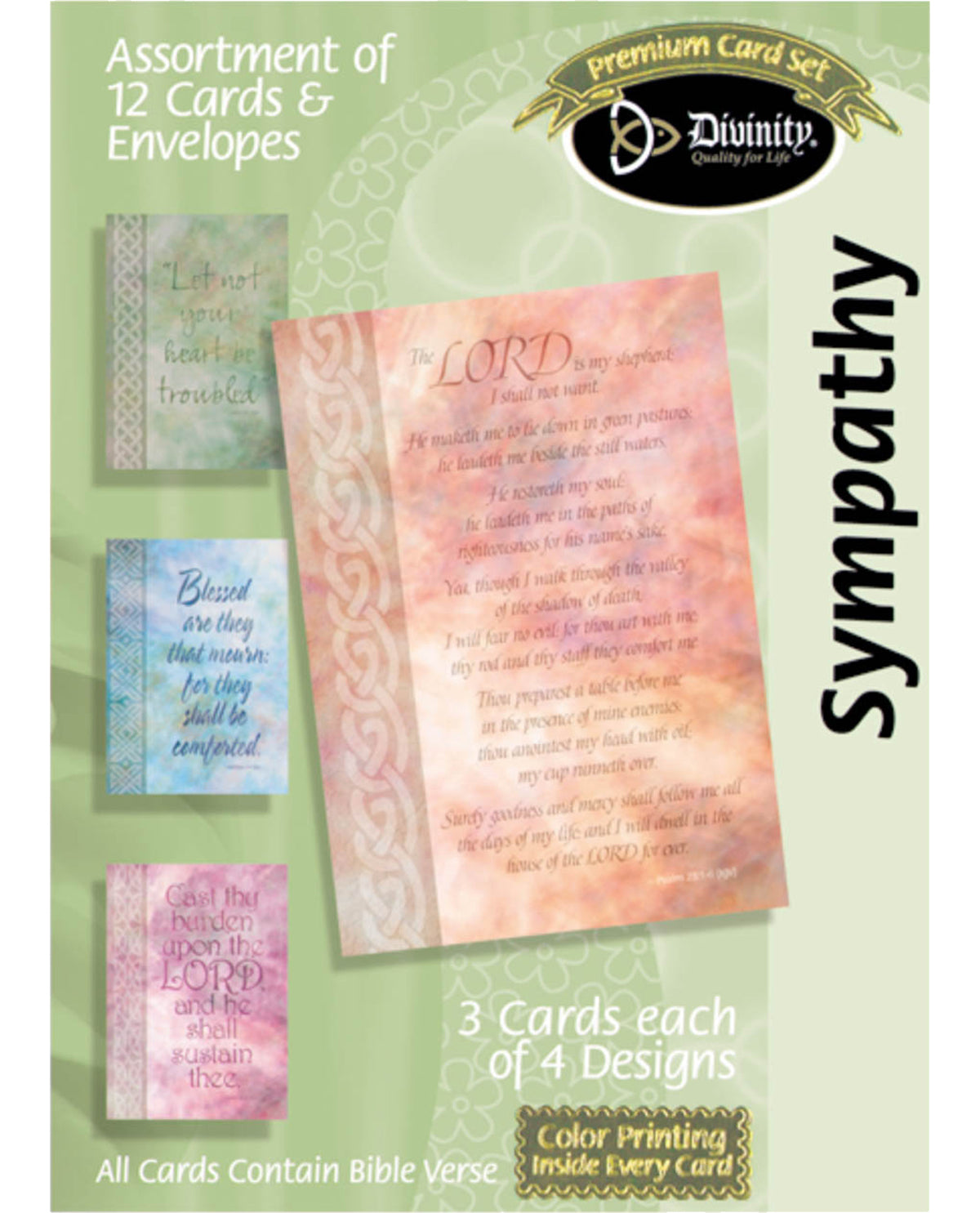 Nicole Brayden Gifts 18 Count Sympathy Cards