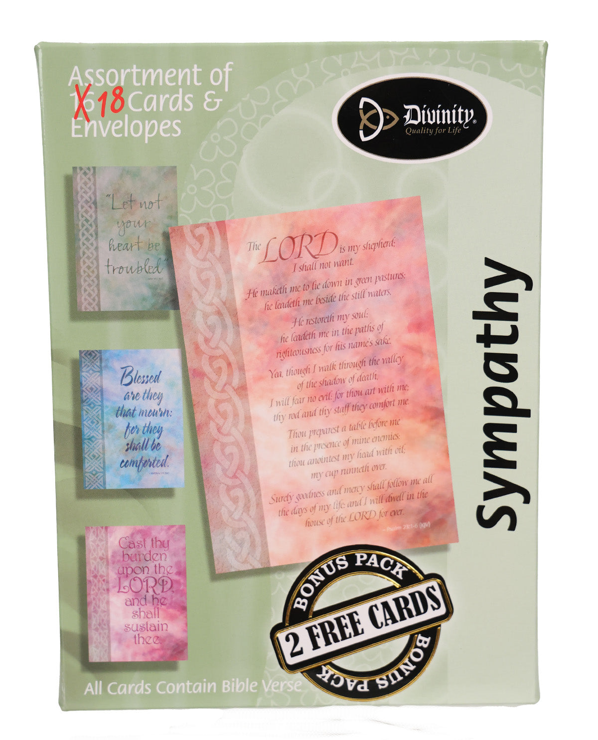 Nicole Brayden Gifts 18 Count Sympathy Cards
