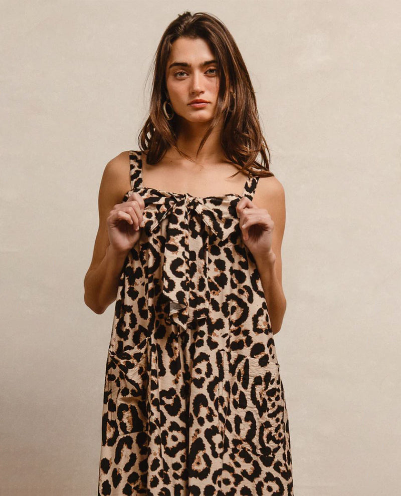 Leopard Print Overalls
