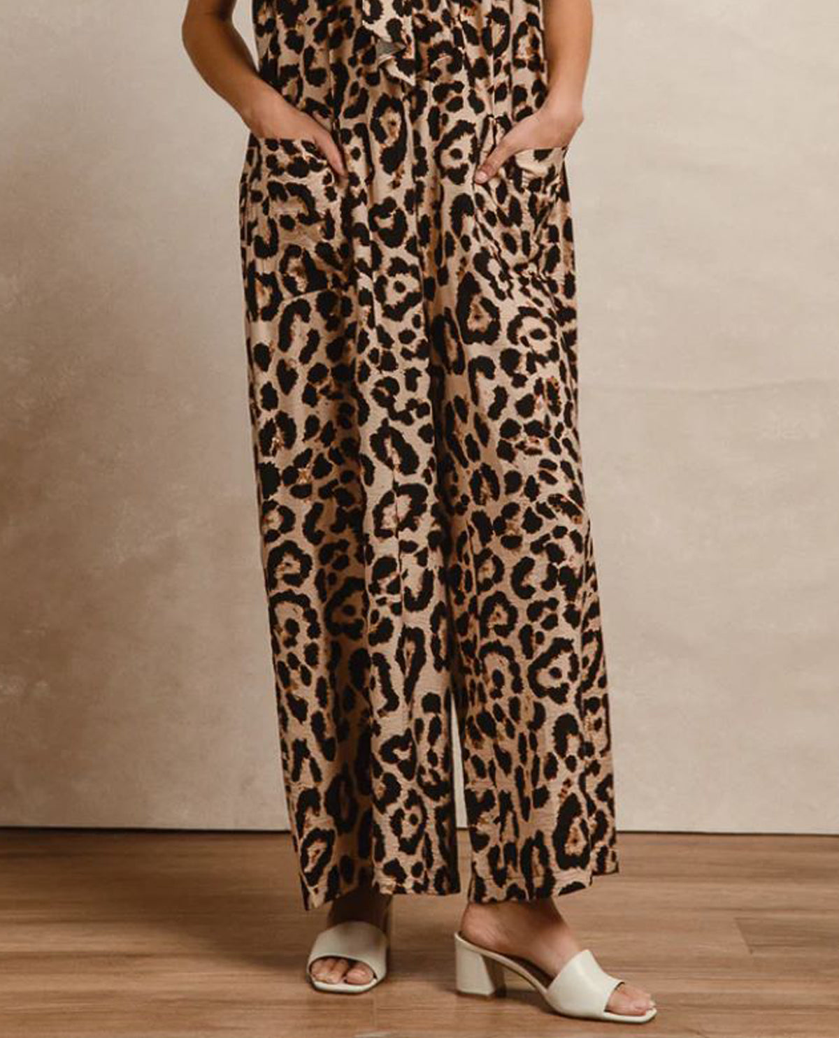 Leopard Print Overalls