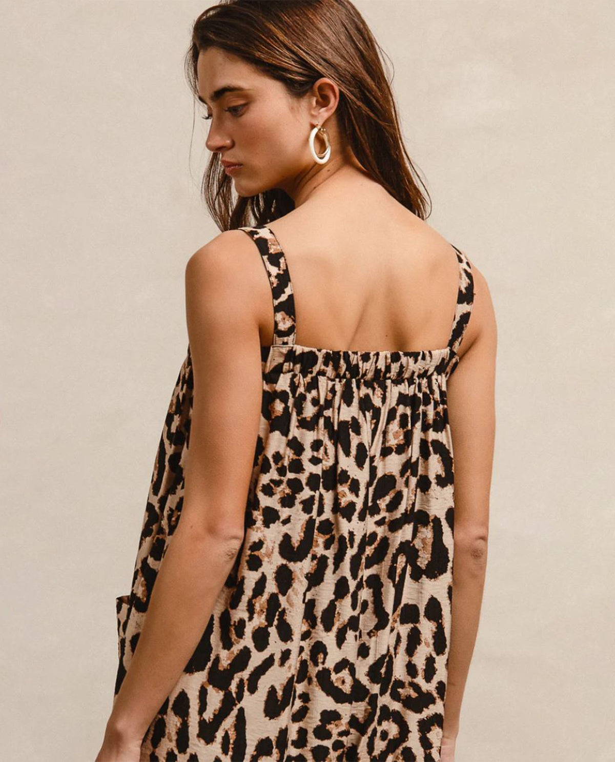 Leopard Print Overalls