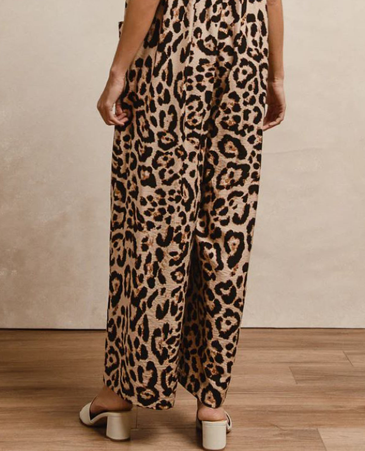 Leopard Print Overalls