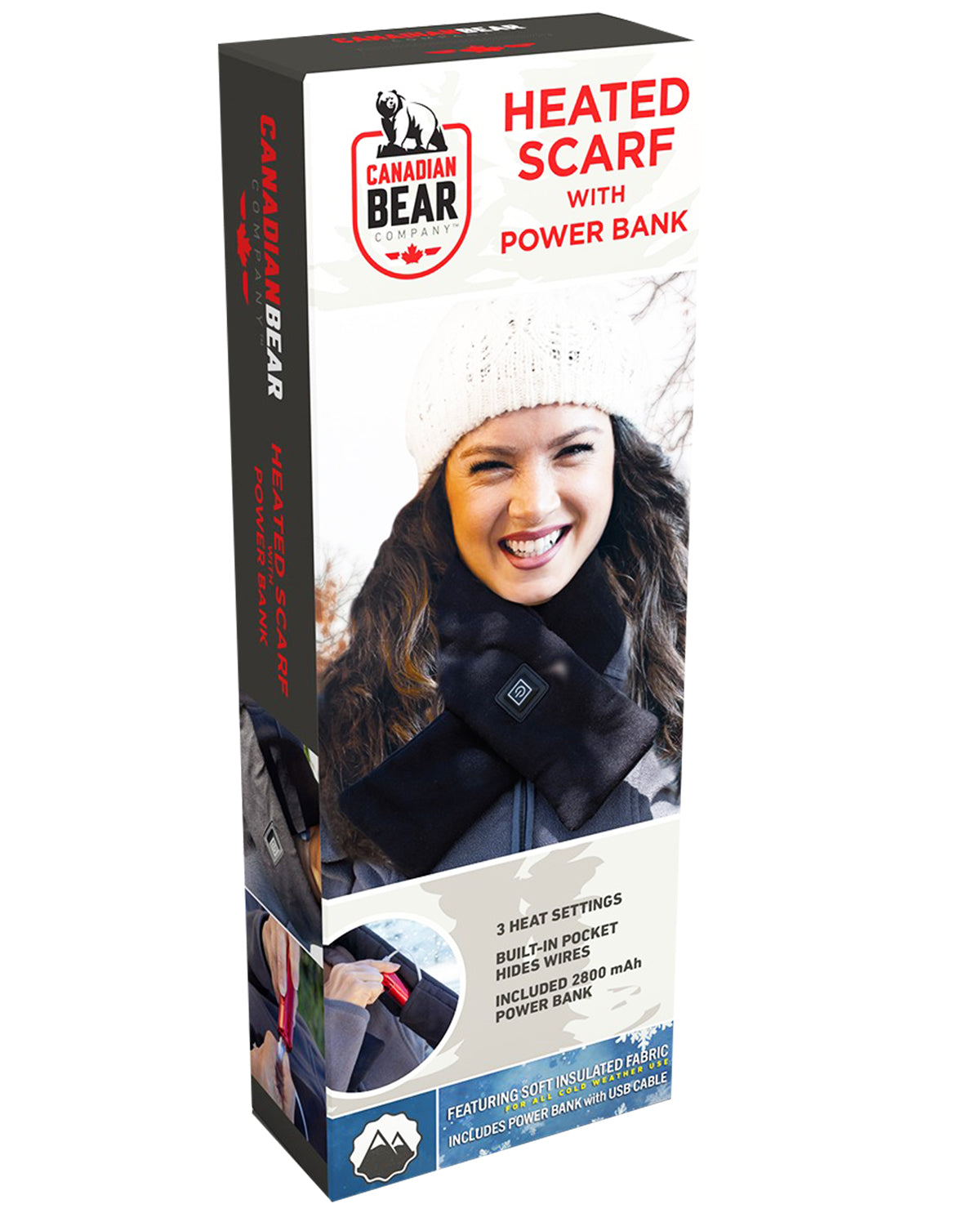 Heated Scarf With Power Bank