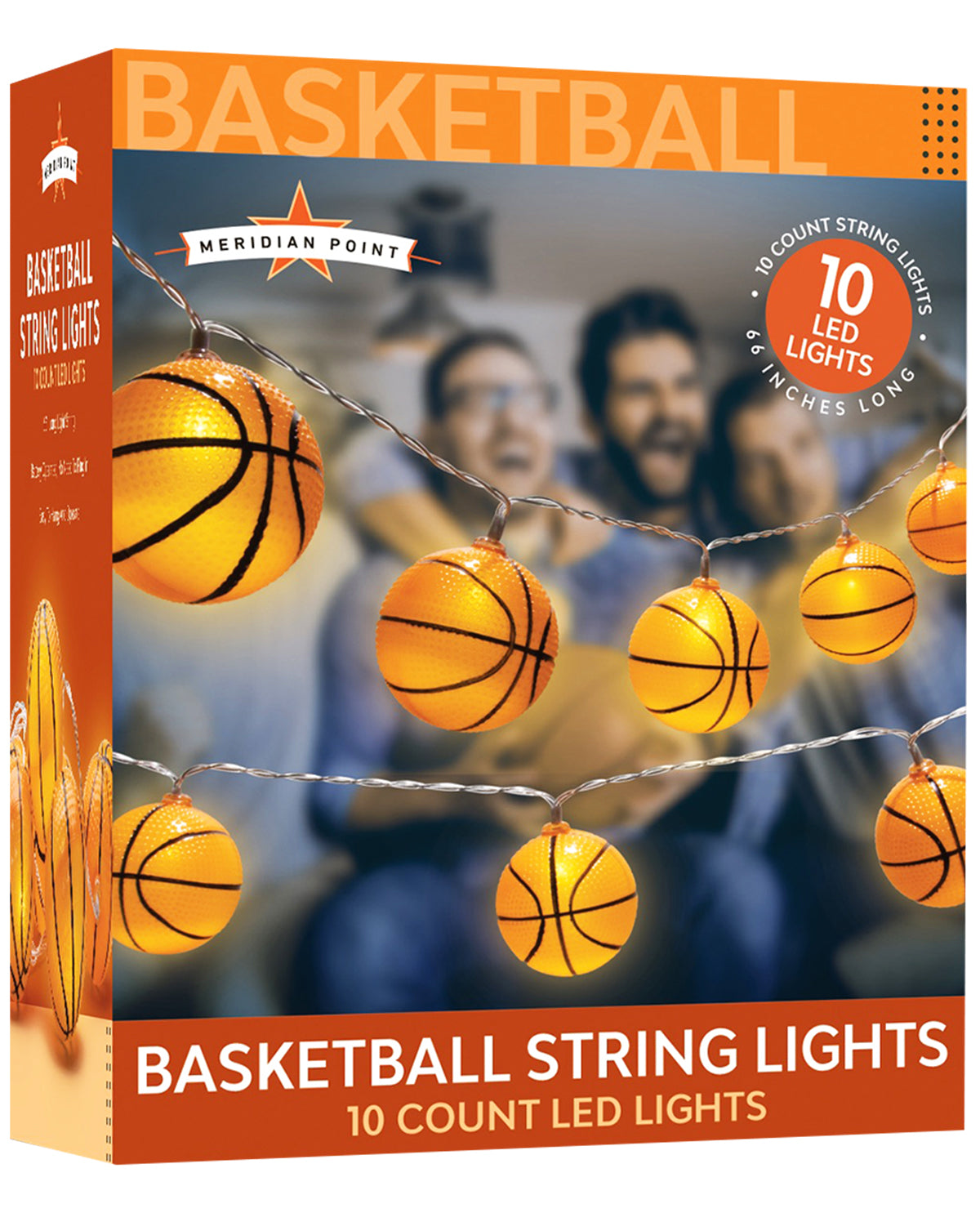 10 Count Basketball String Lights