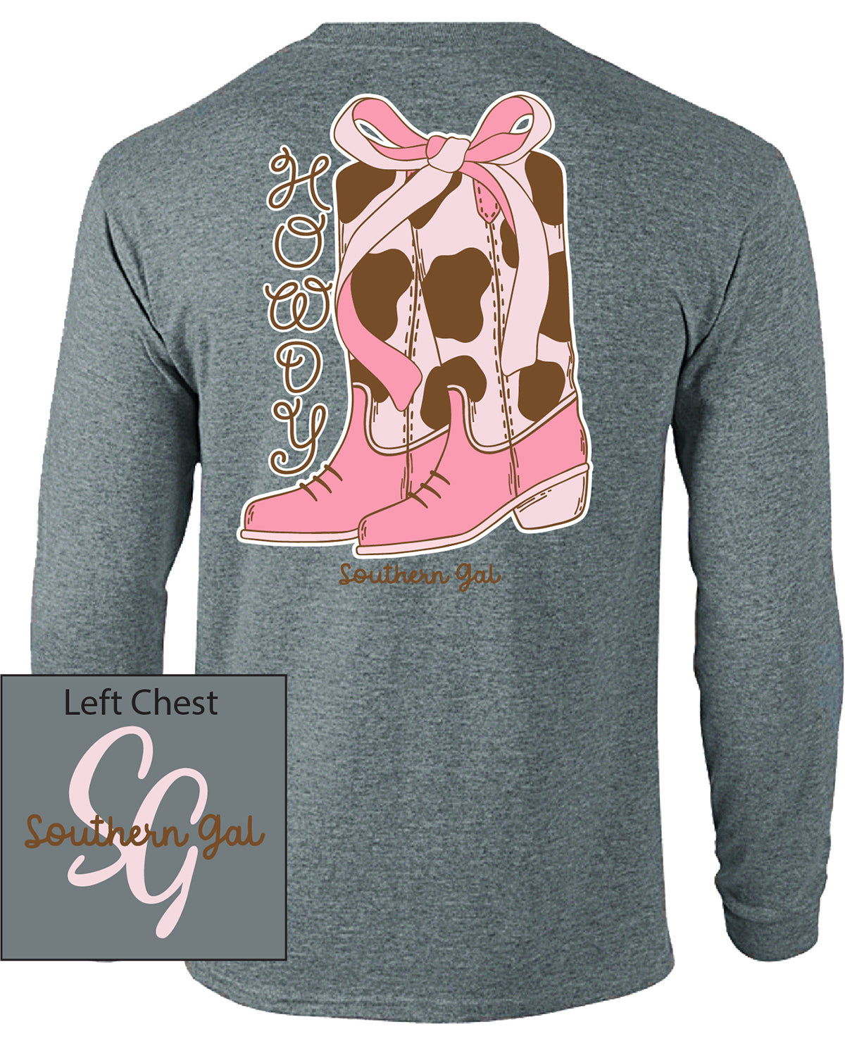 Southern Gal Missy All Things Long Sleeved Graphic T-Shirt