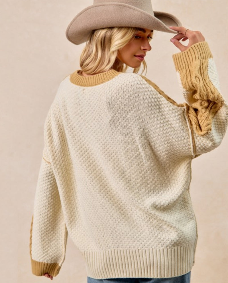 Bibi Cable Knit Sweater