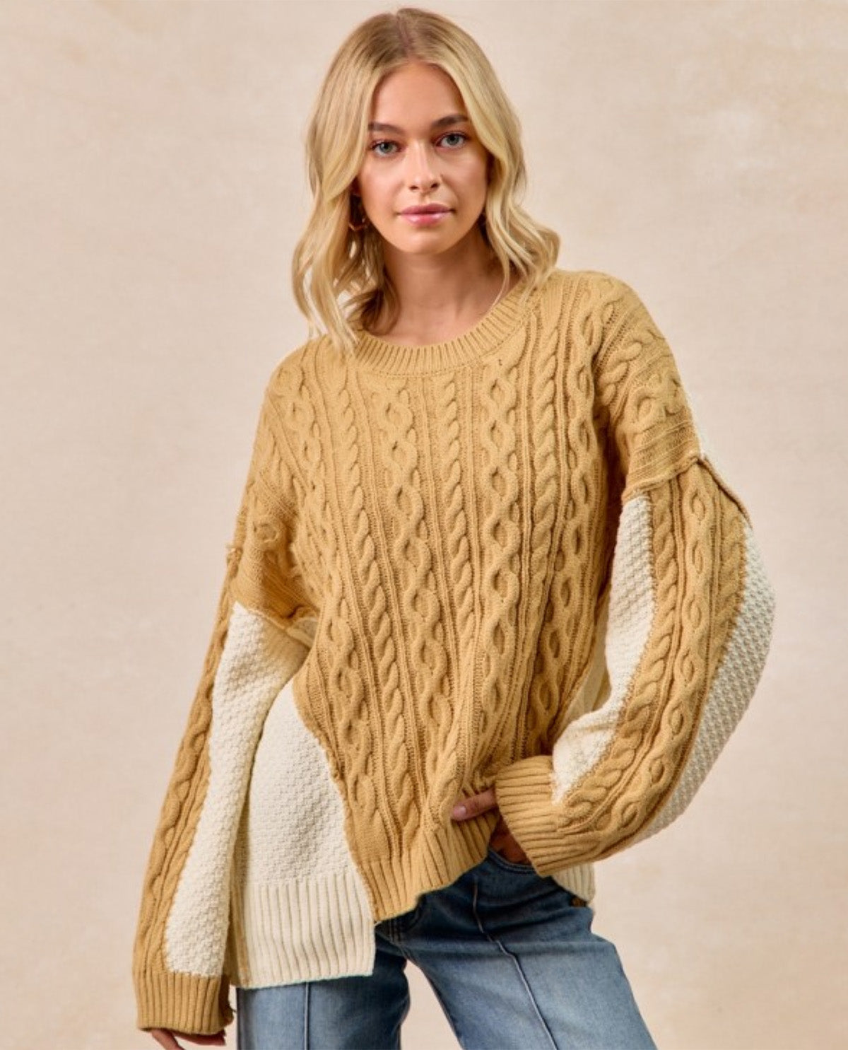 Bibi Cable Knit Sweater