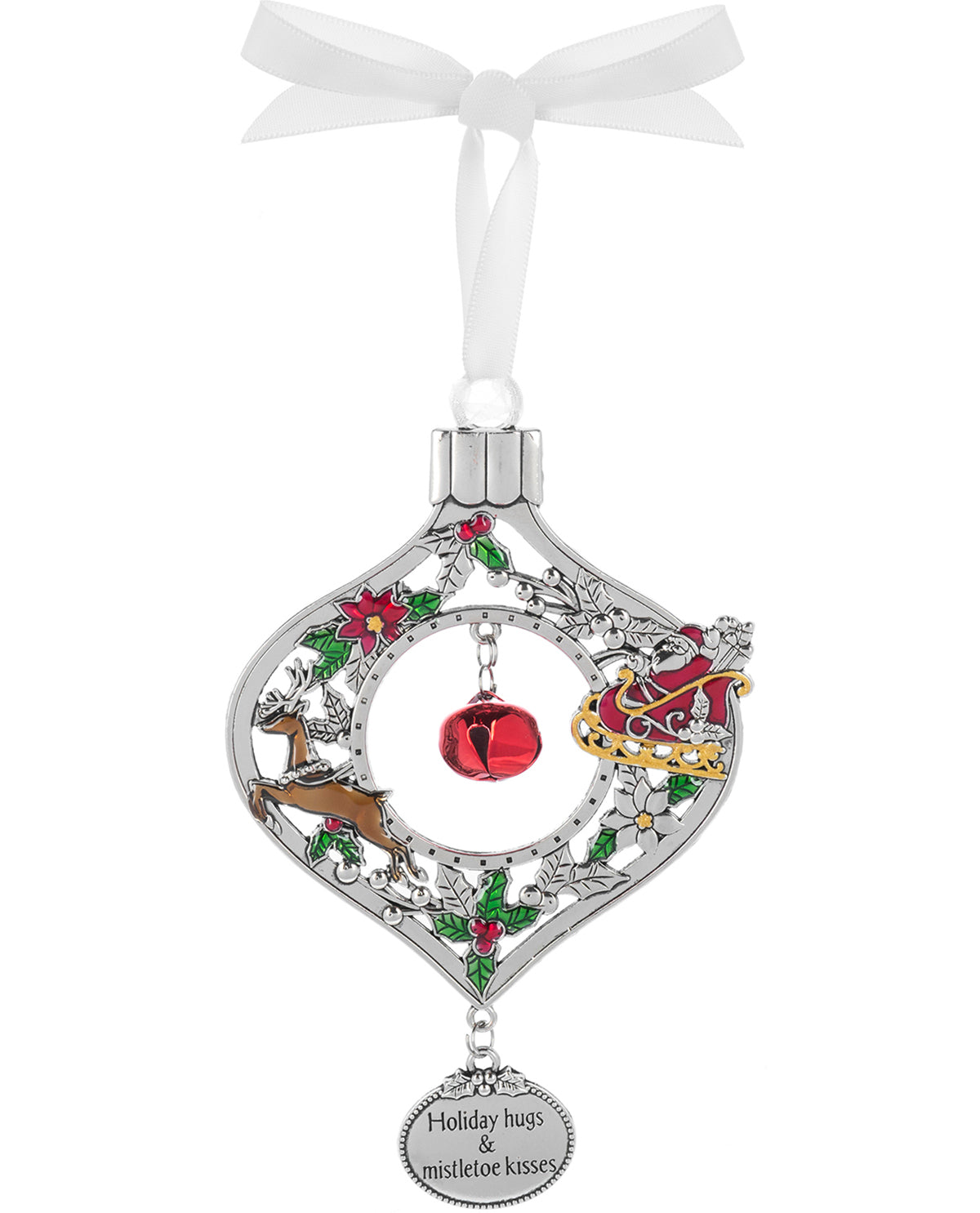 Ornament- Holiday Hugs & Mistletoe Kisses
