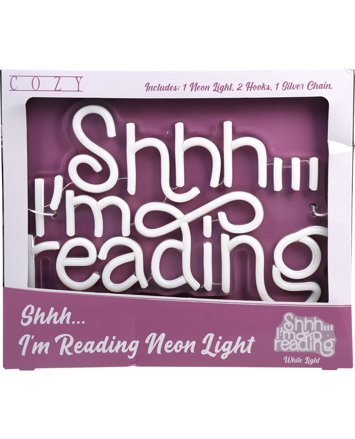 Shhh...I'm Reading Neon Light
