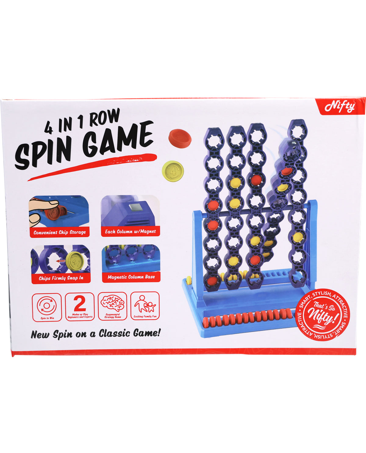 4-In-1 Row Spin Game