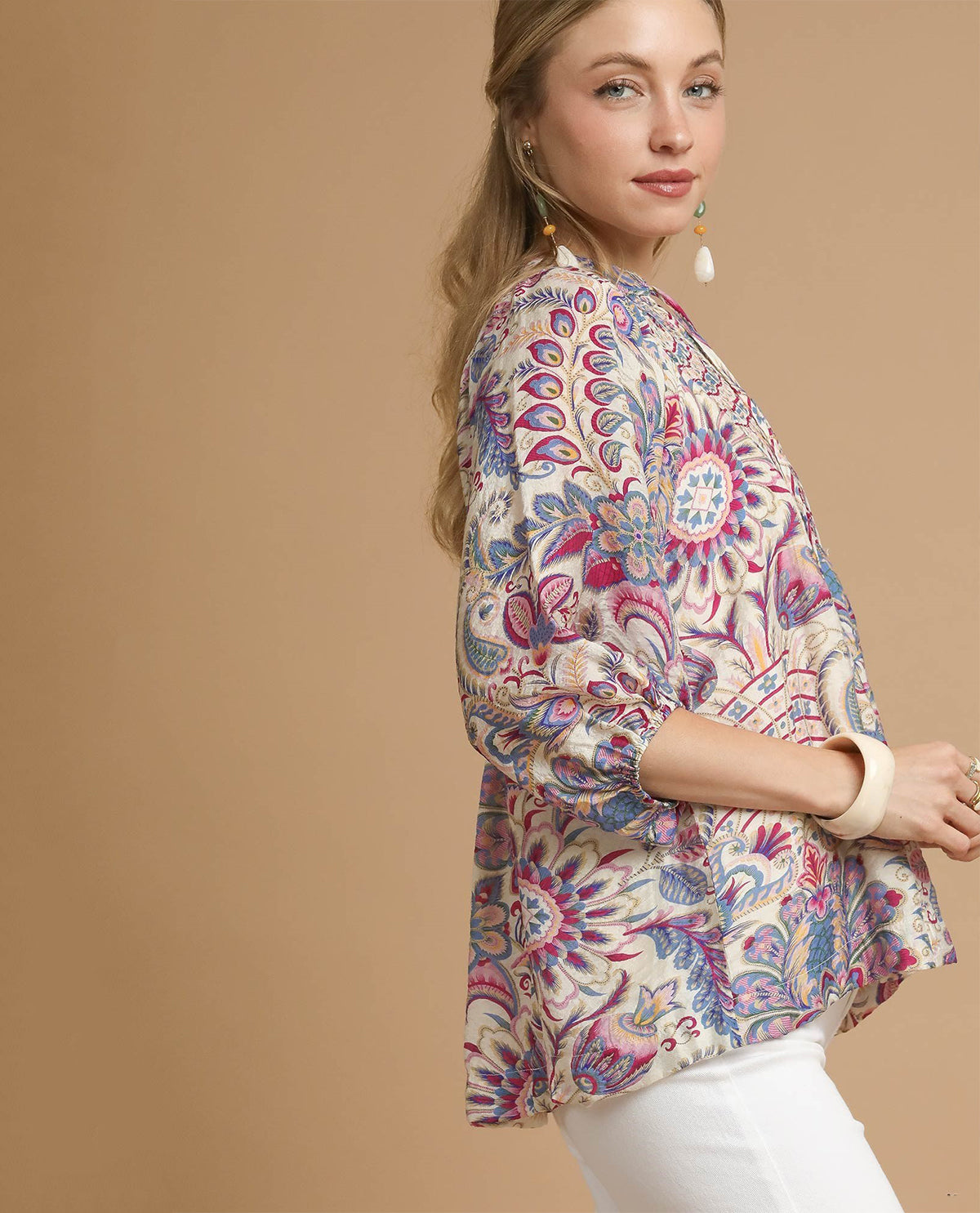 Floral Paisley Boho Top
