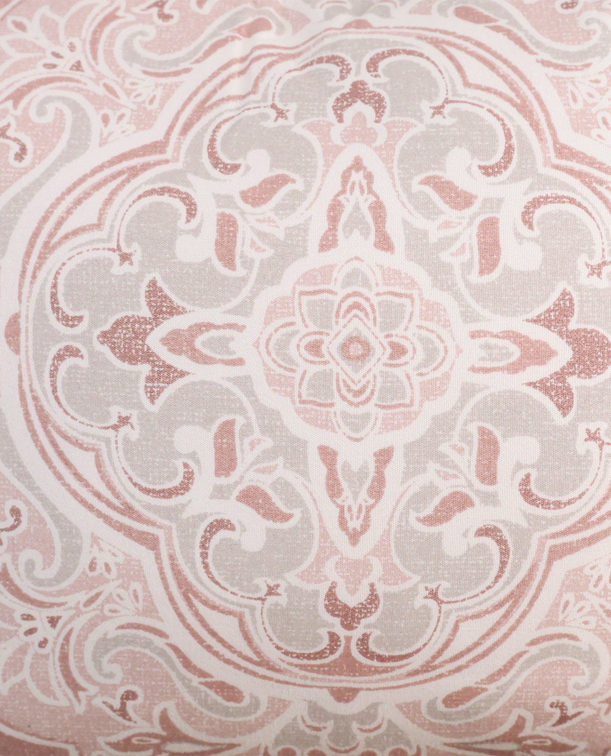 Queen Blush Paisley 7-Piece Reversible Comforter Set