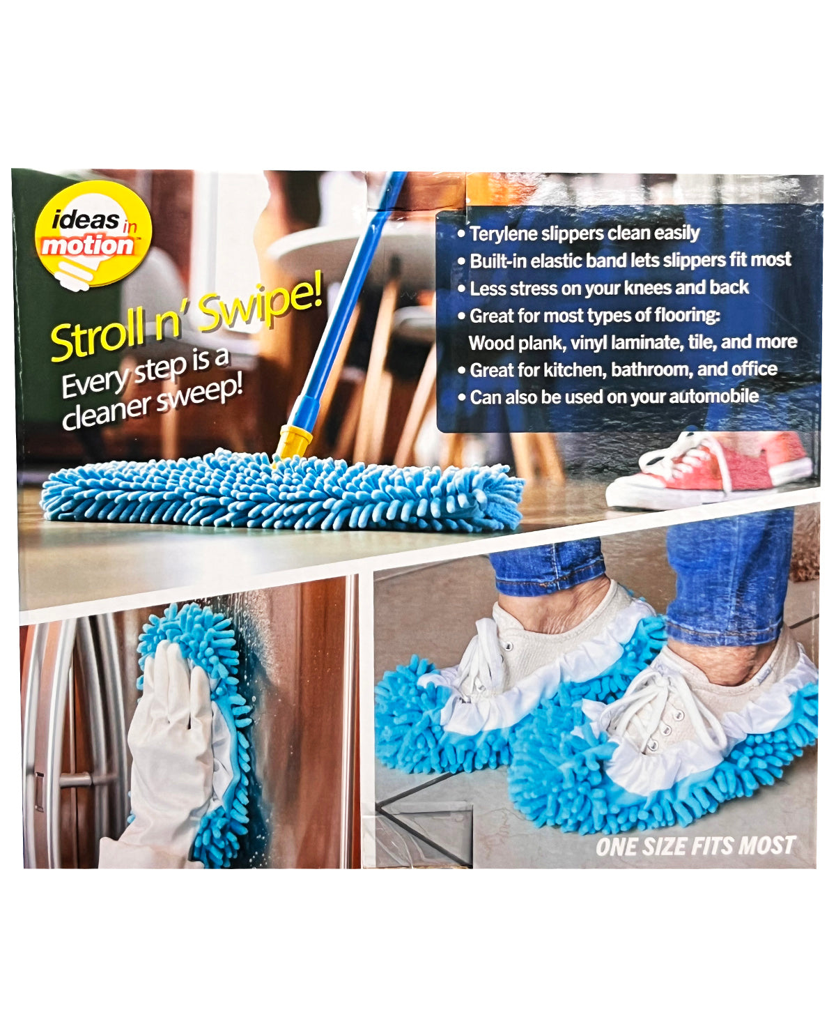 Stroll-N-Swipe Mop Slippers