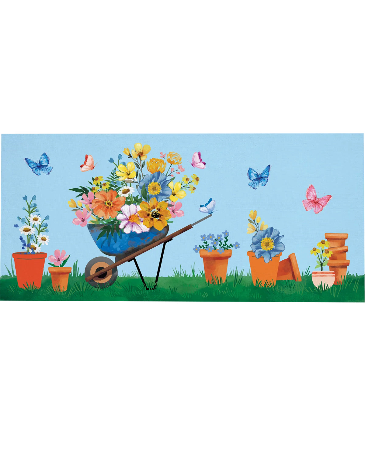 Floral Wheelbarrow Delight Sassafras