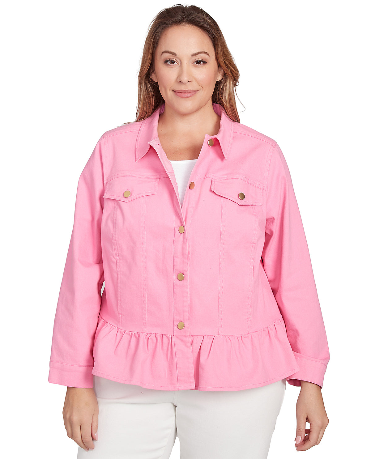 Ruby Road Fresh Flourishes Soft Stretch Jacket Peony