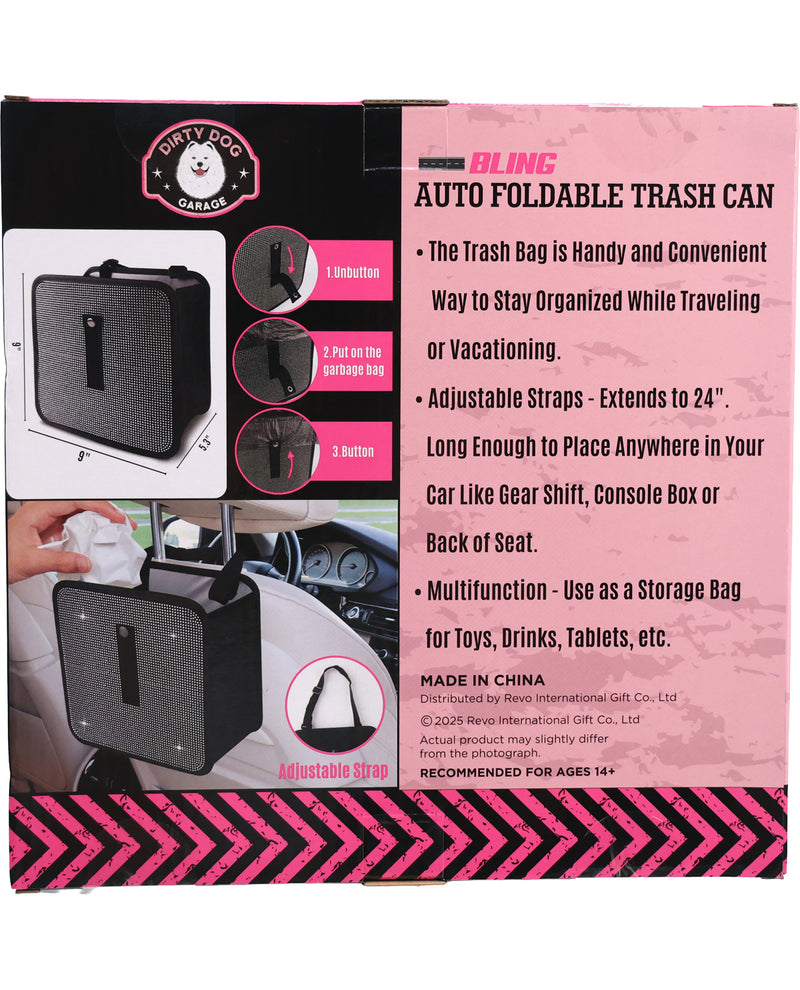 Bling Auto Foldable Trash Can