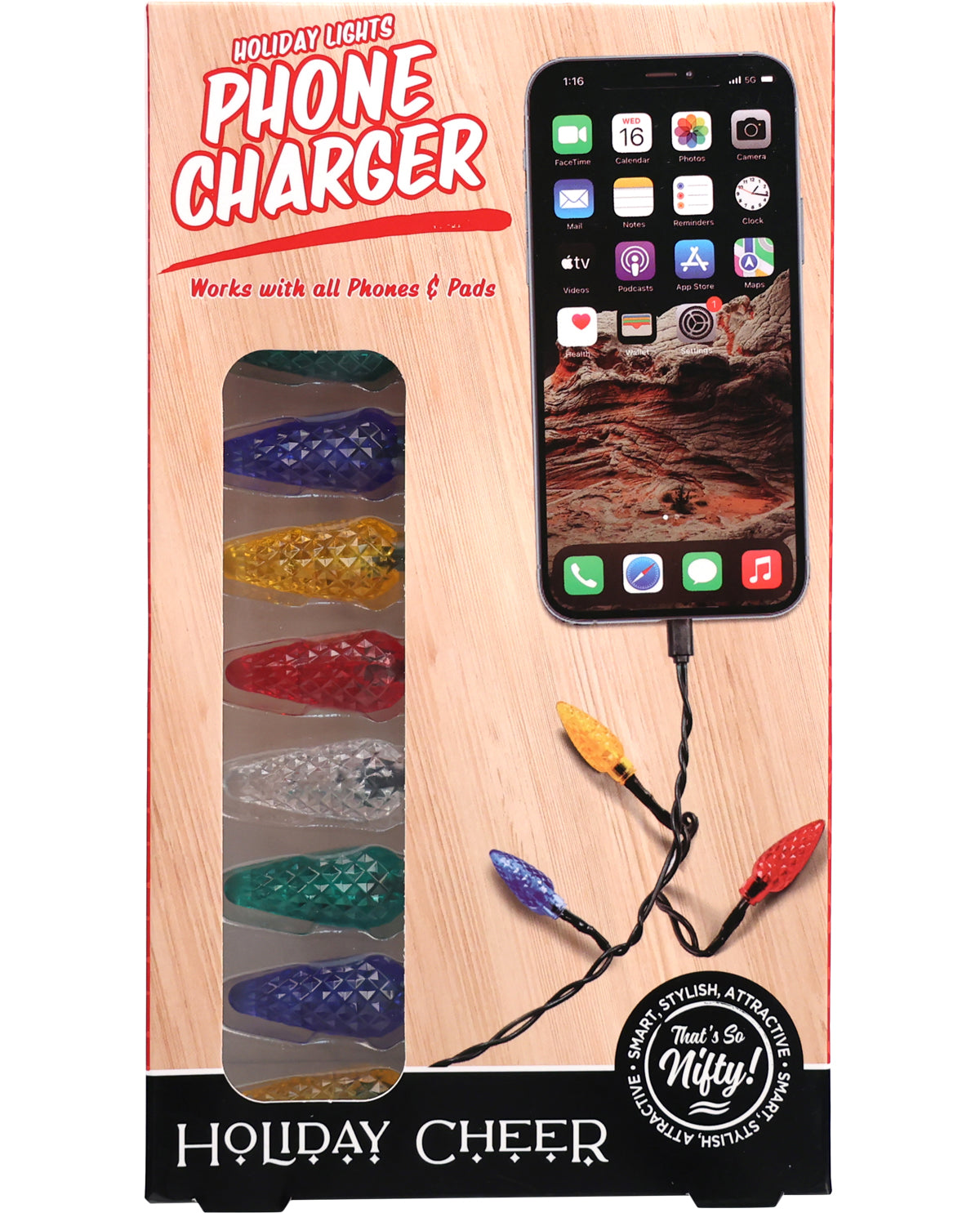 Holiday Lights Phone Charger