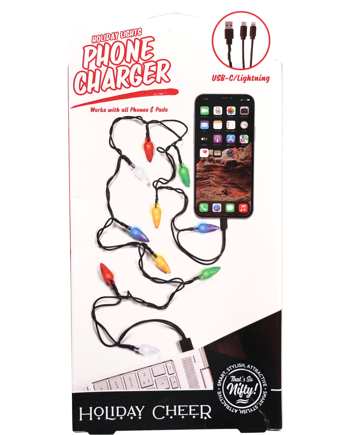 Holiday Lights Phone Charger
