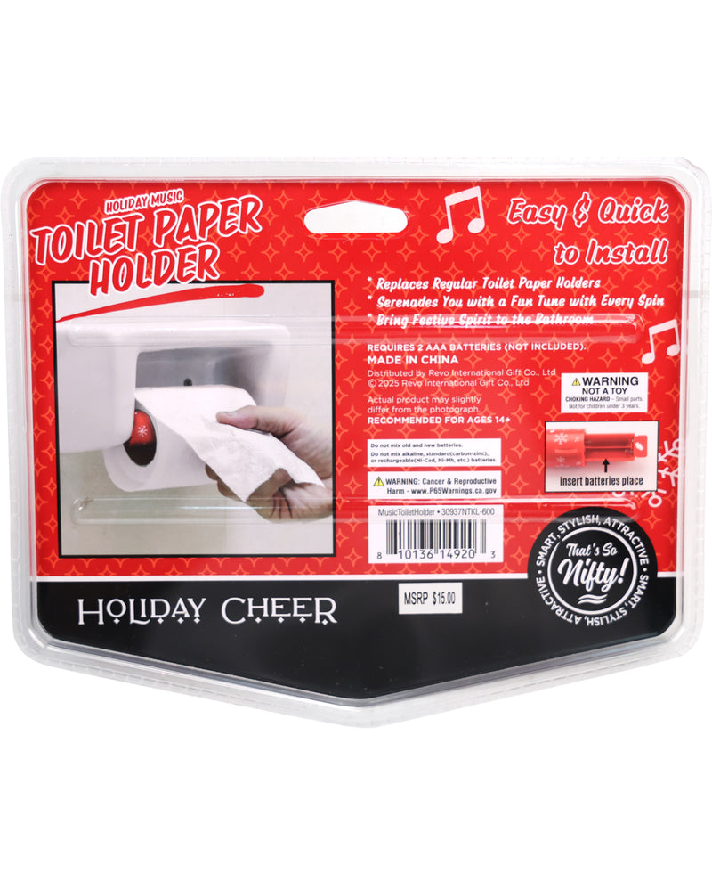 Holiday Music Toilet Paper Holder