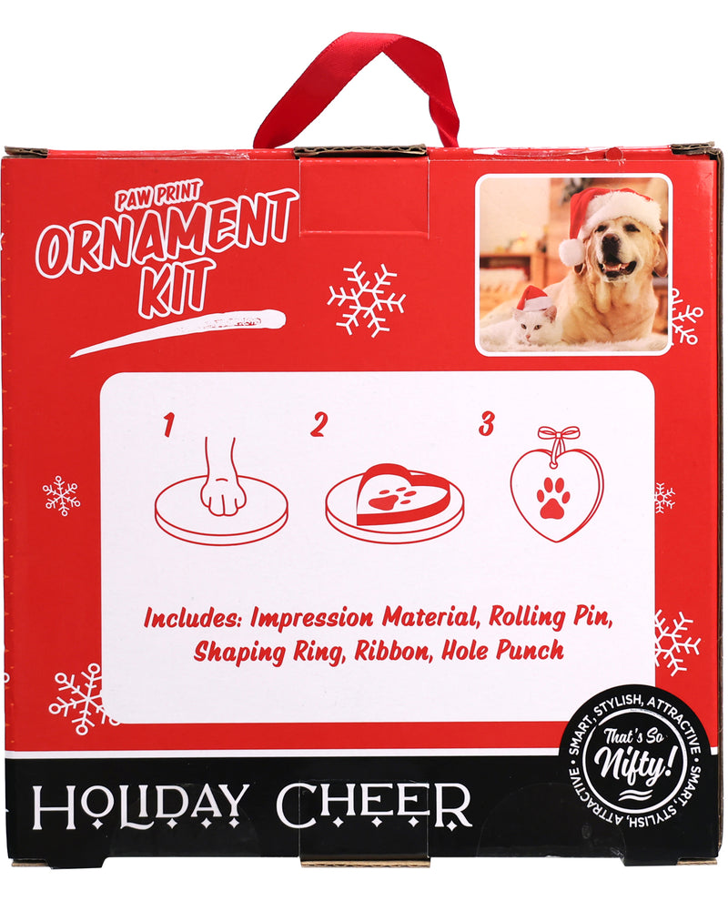 Paw Print Heart-Shaped Ornament Kit