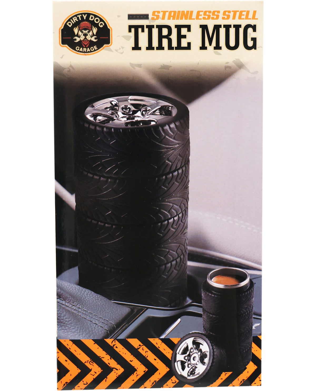 Stainless Steel Tire-Shaped Coffee Mug