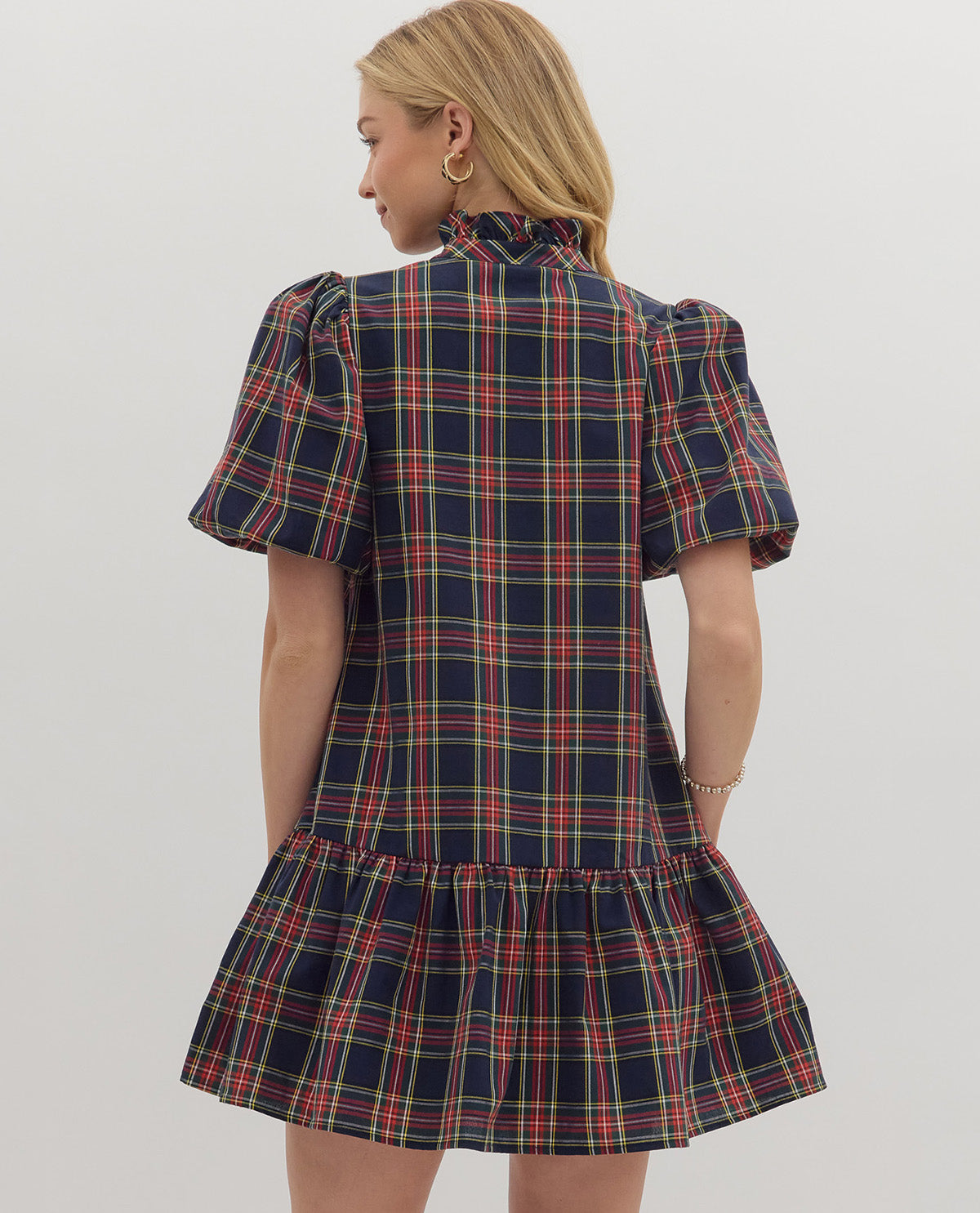 Tartan Plaid Mini Dress