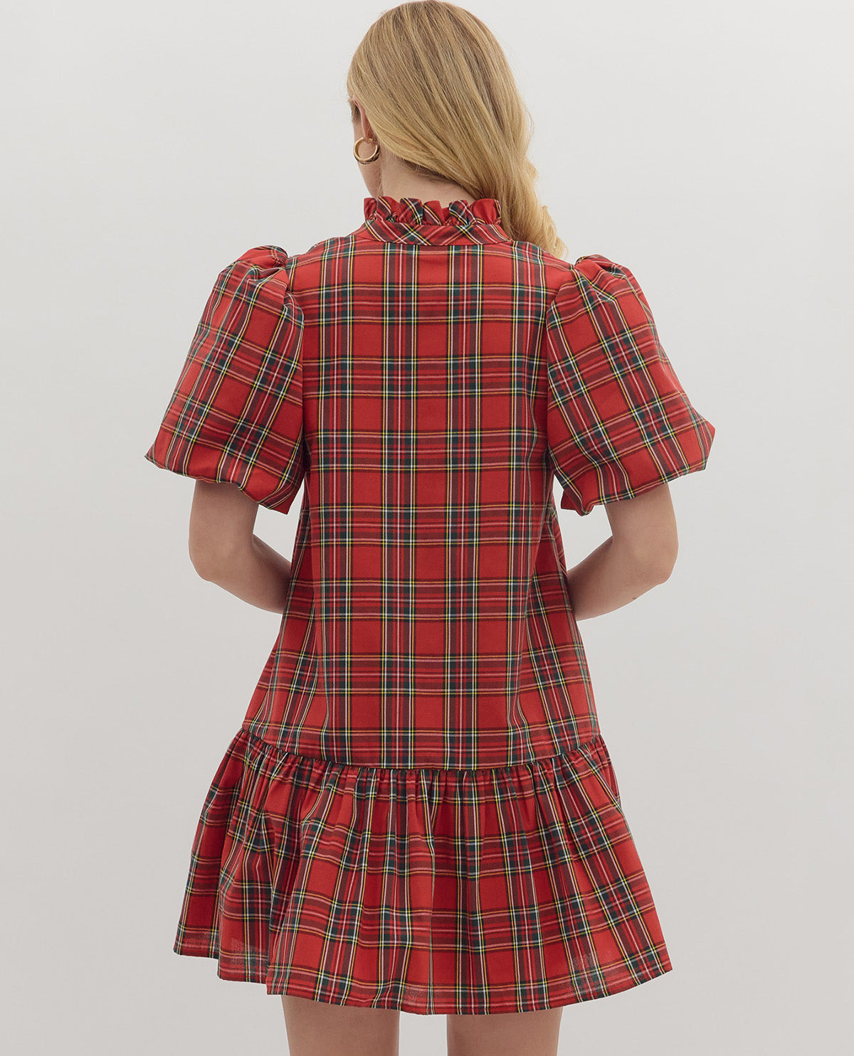 Tartan Plaid Mini Dress