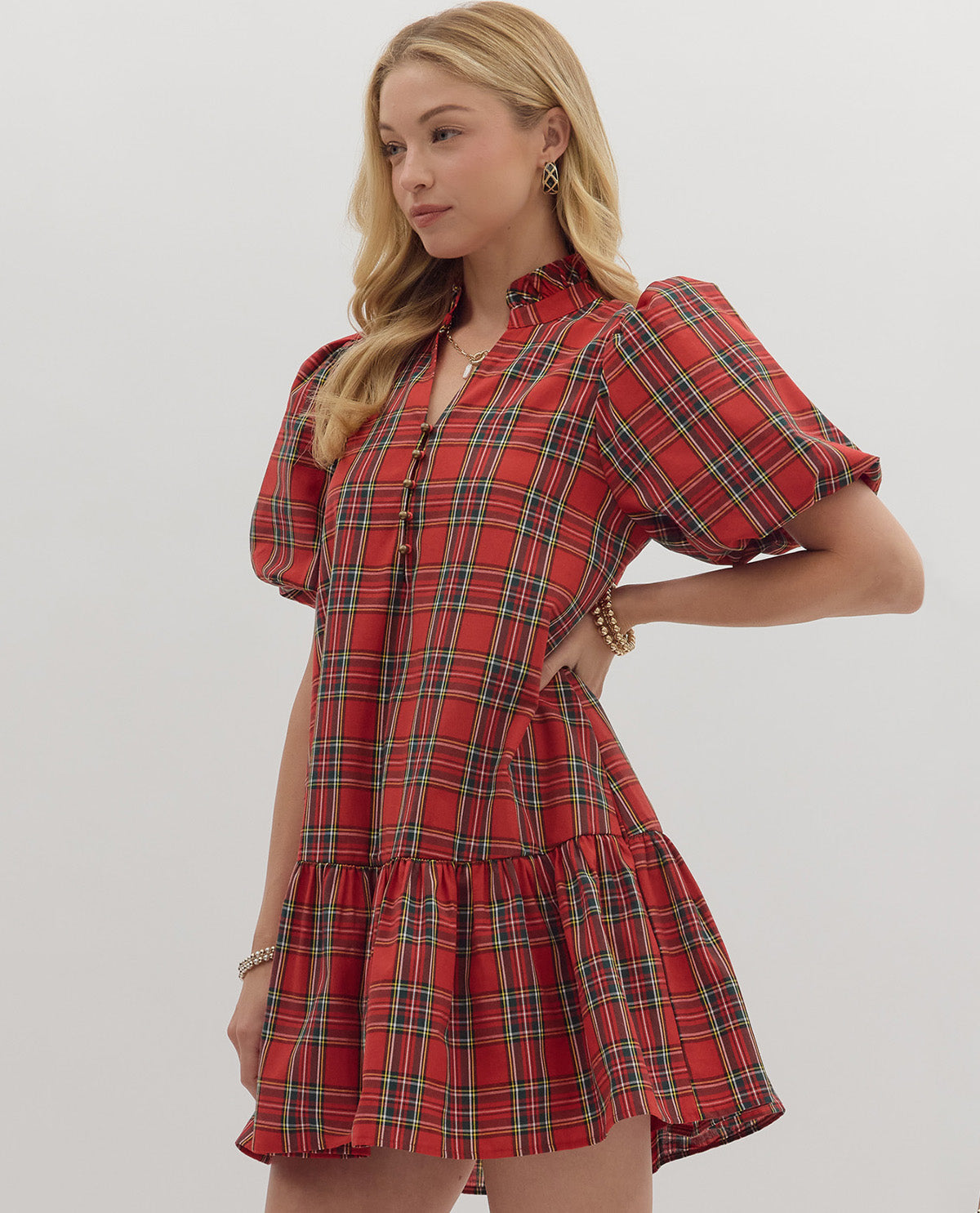 Tartan Plaid Mini Dress